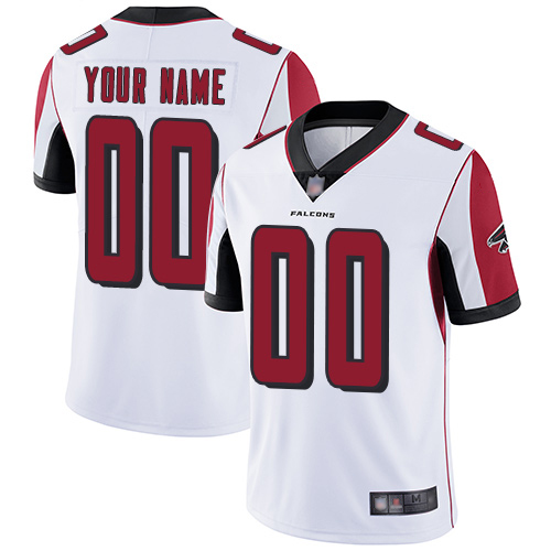 Limited White Men Road Jersey NFL Customized Football Atlanta Falcons Vapor Untouchable
